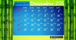 KalenderMuharram 1433 H - Desember 2011 M
