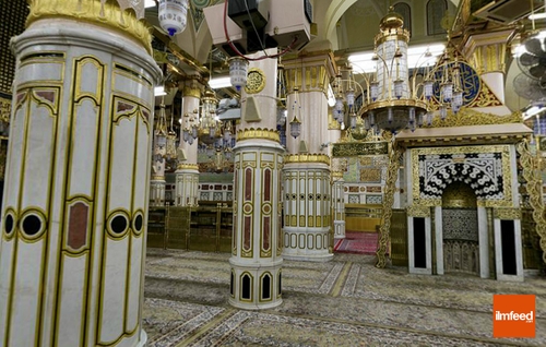 Pilar-pilar Bersejarah di Raudhah Masjid Nabawi  Cerita 